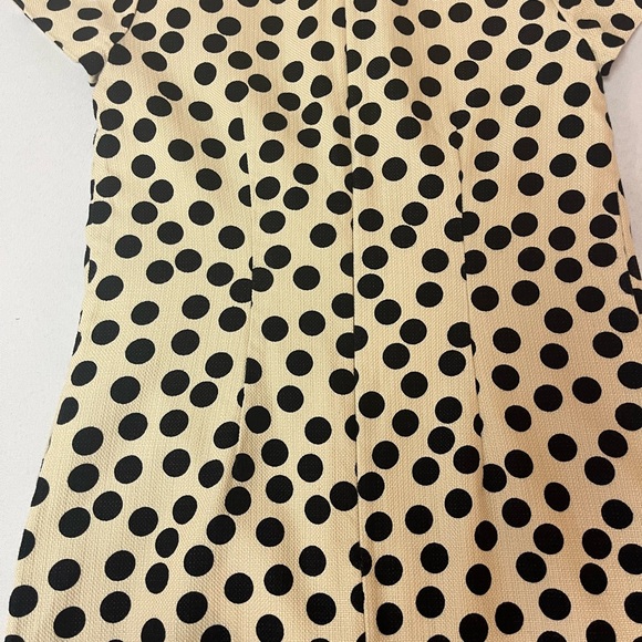 J. Crew Polka Dot Short Sleeve Shift Mini - Midi Dress - Picture 8 of 14